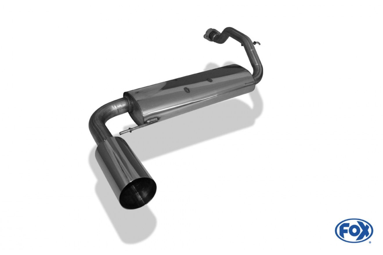 Fox Auspuff Sportauspuff Endschalldämpfer für Honda Civic 3 CRX 2 EC8/9 ED6/7/9