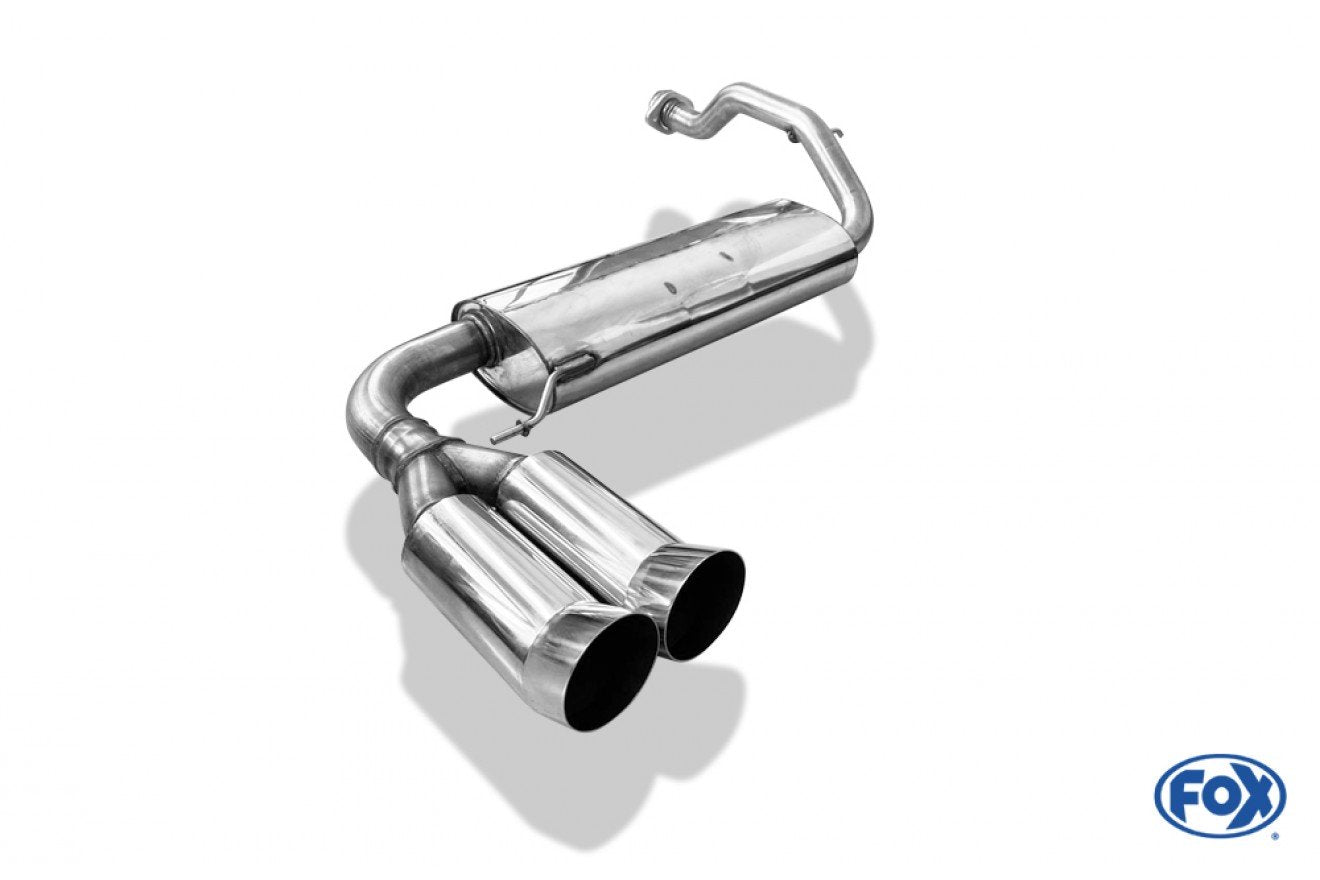 Fox Auspuff Sportauspuff Endschalldämpfer für Honda Civic III CRX II EE8/9