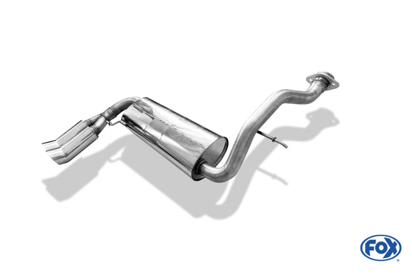 Fox Auspuff Sportauspuff Endschalldämpfer für Honda Civic III CRX II EE8/9