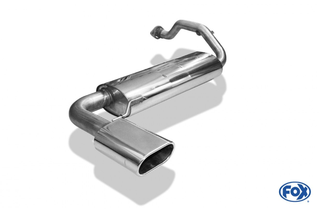 Fox Auspuff Sportauspuff Endschalldämpfer für Honda Civic III CRX II EE8/9