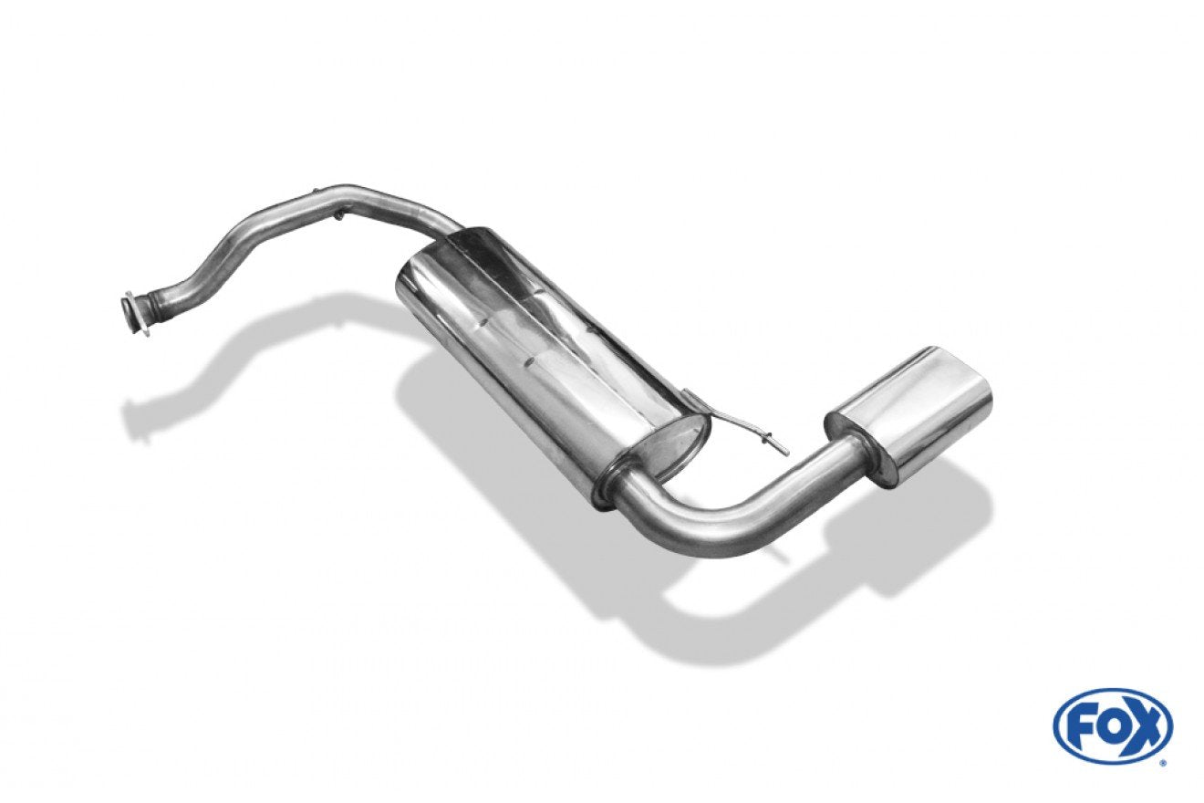Fox Auspuff Sportauspuff Endschalldämpfer für Honda Civic III CRX II EE8/9