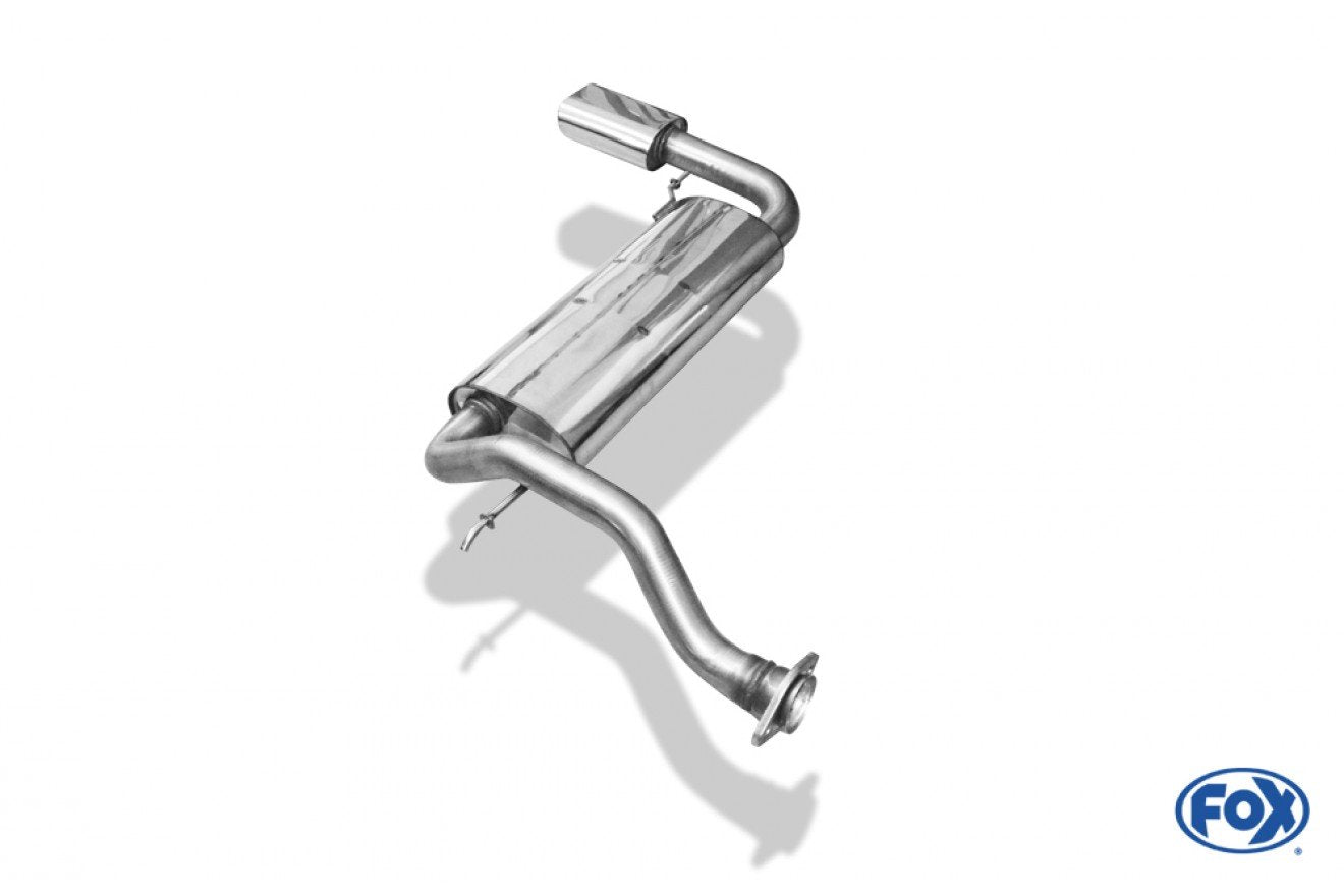 Fox Auspuff Sportauspuff Endschalldämpfer für Honda Civic III CRX II EE8/9