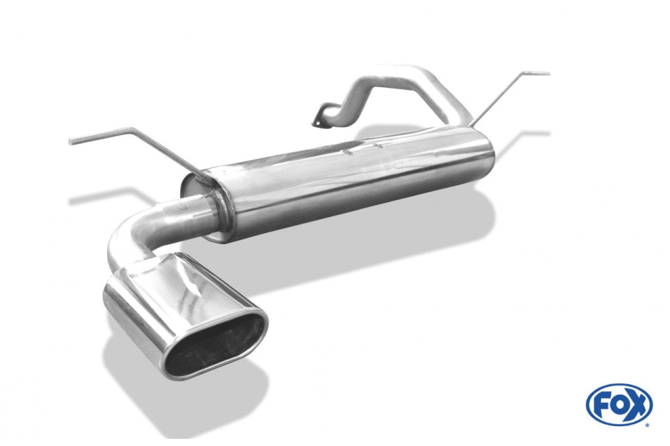 Fox Auspuff Sportauspuff Endschalldämpfer für Honda Civic IV EG 2/3/4/6 EK 3/4