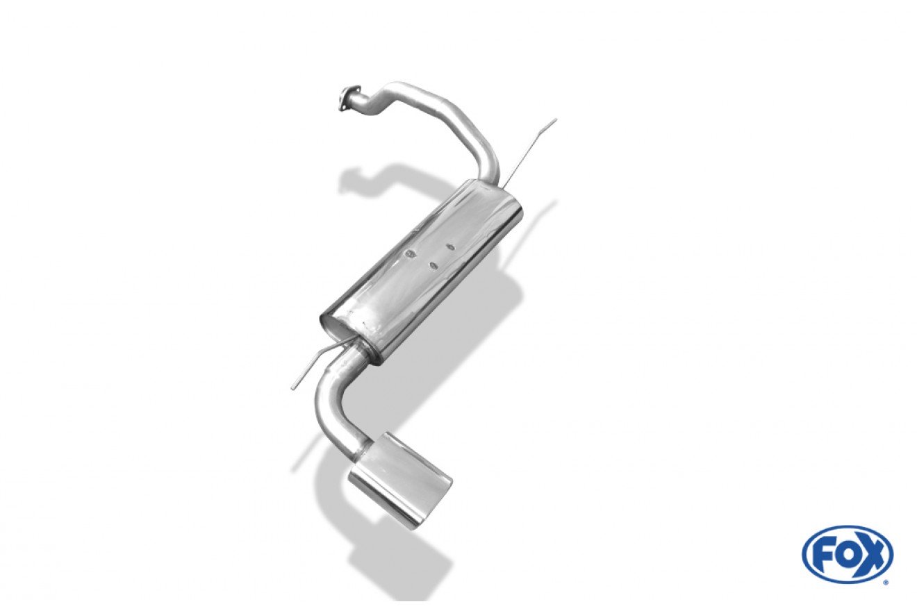 Fox Auspuff Sportauspuff Endschalldämpfer für Honda Civic IV EG 2/3/4/6 EK 3/4