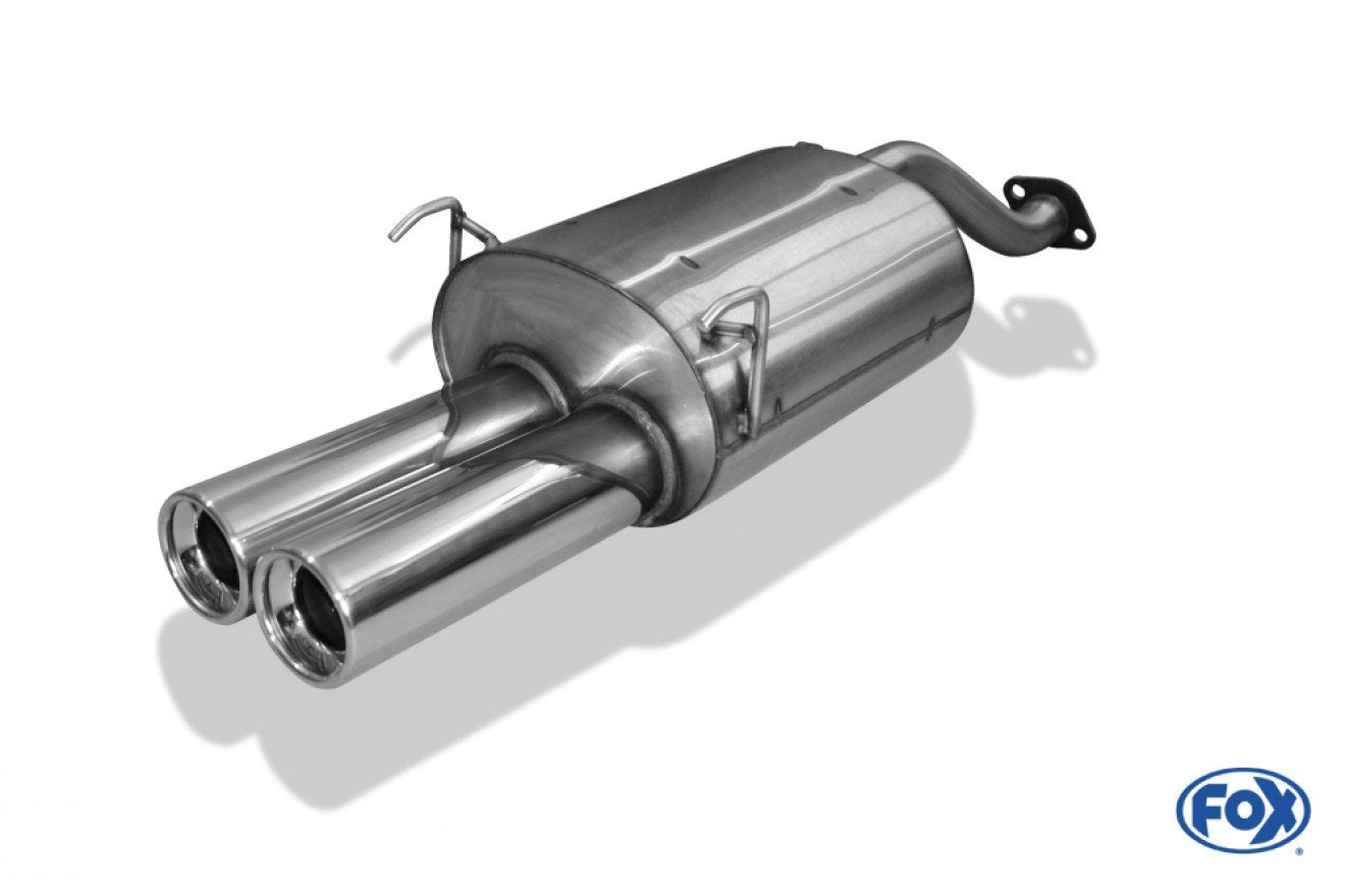 Fox Auspuff Sportauspuff Endschalldämpfer für Honda Civic IV Coupe 1.6l 92kW EJ1
