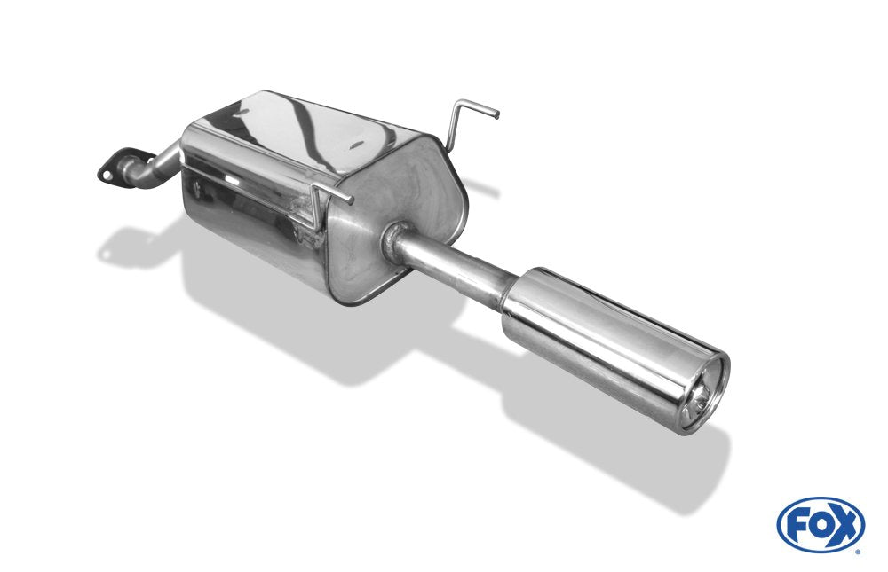 Fox Auspuff Sportauspuff Endschalldämpfer für Honda Civic VII Coupe 1,7l 88/92kW