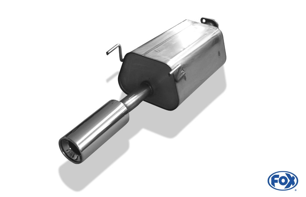 Fox Auspuff Sportauspuff Endschalldämpfer für Honda Civic VII Coupe 1,7l 88/92kW