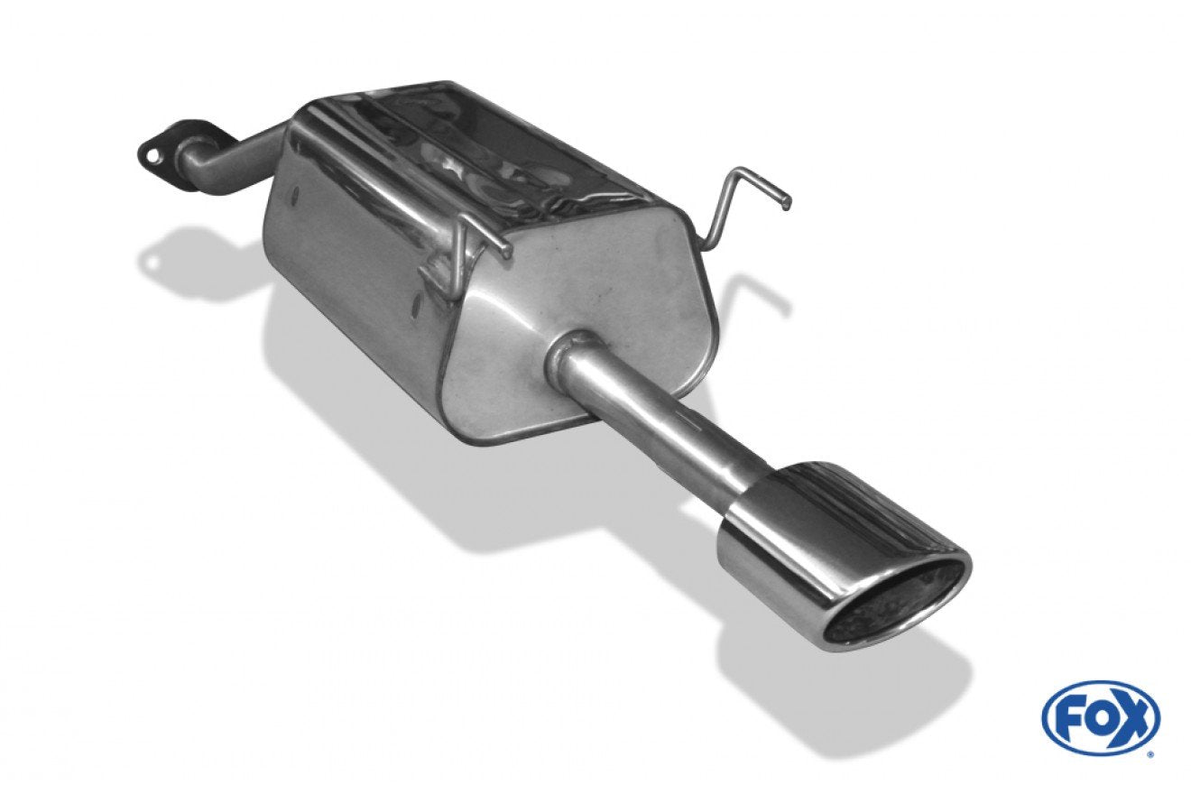 Fox Auspuff Sportauspuff Endschalldämpfer für Honda Civic VII Coupe 1,7l 88/92kW