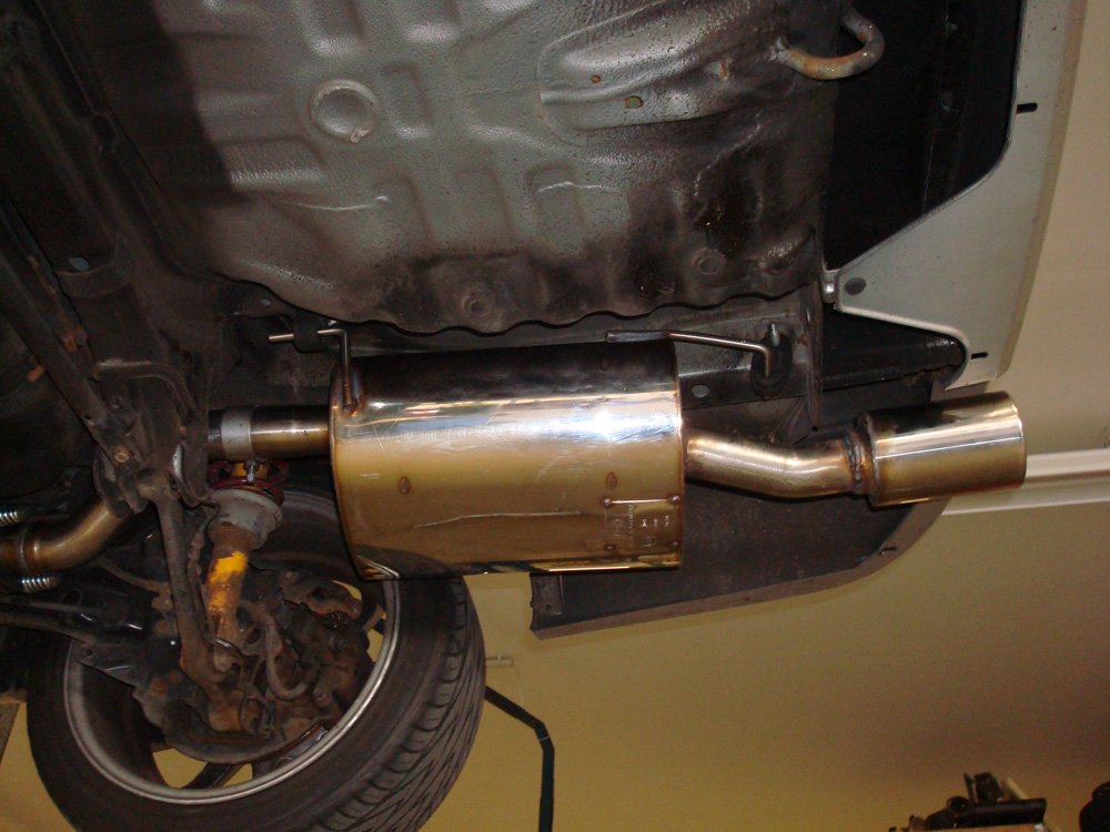 Fox Auspuff Sportauspuff Endschalldämpfer für Honda Civic 6 Aerodeck 1.8l 124kW