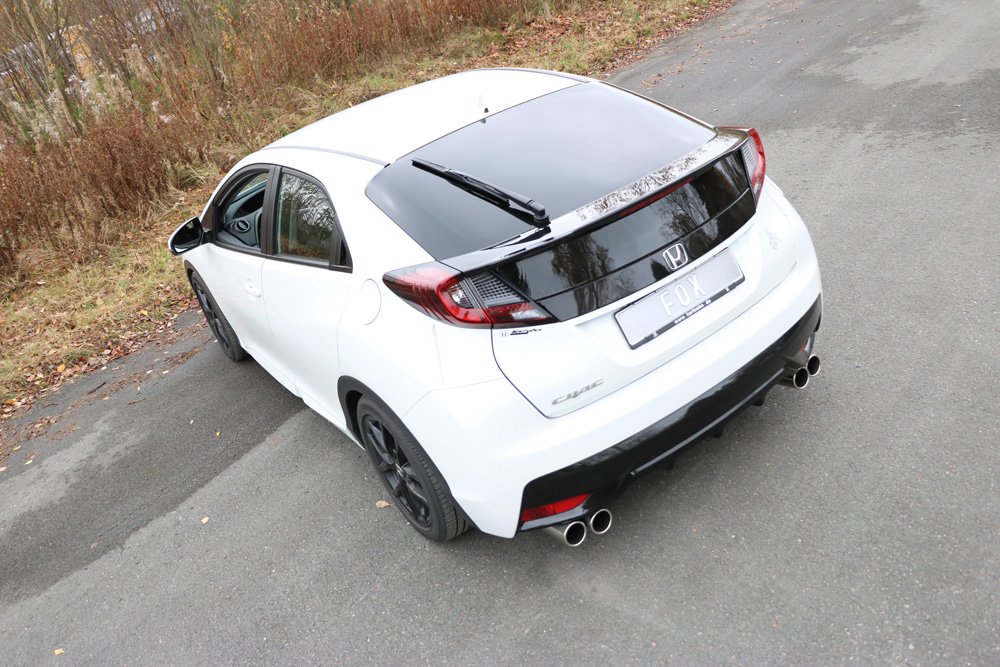 Fox Auspuff Sportauspuff Komplettanlage für Honda Civic IX Hatchback 1.8l 104kW