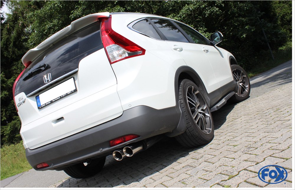 Fox Auspuff Sportauspuff Komplettanlage für Honda CR-V - III 1.6l 88/118kW