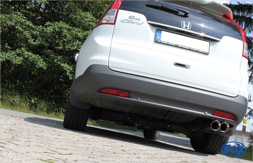 Fox Auspuff Sportauspuff Komplettanlage für Honda CR-V - III 1.6l 88/118kW