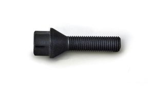 H&R Kegelbundschrauben 60° M14x1,5 x 45 schwarz