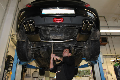 Fox Duplex Auspuff Sportauspuff Komplettanlage für Hyundai Coupe GK Facelift 2.0