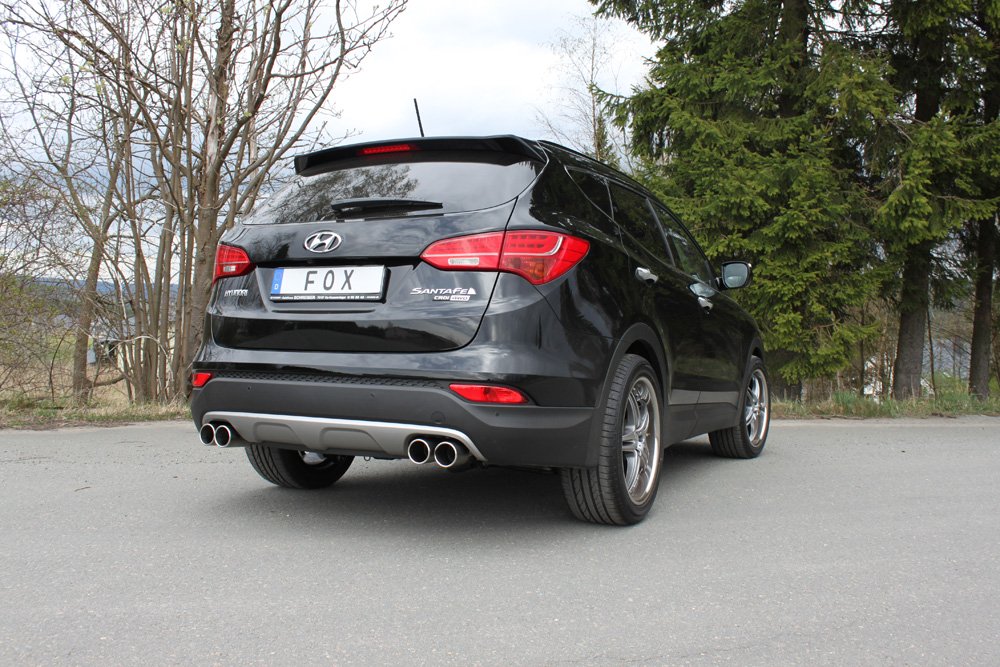Fox Duplex Endrohrsystem für Hyundai Santa Fé 4x4 - DM 2.2l D 145kW