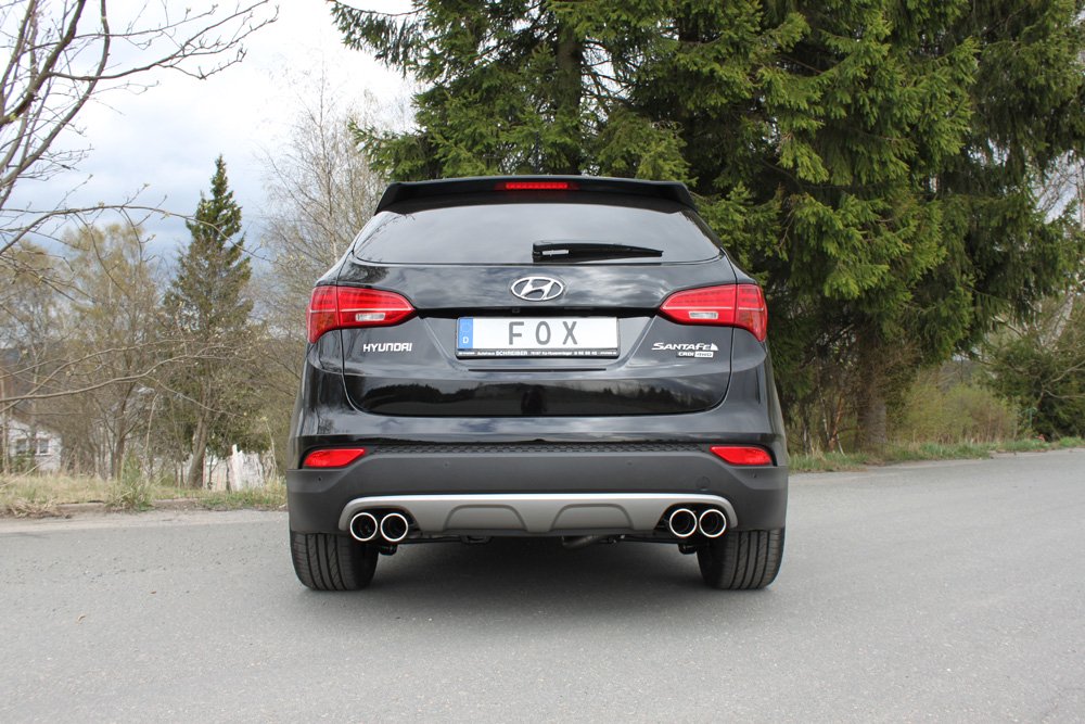 Fox Duplex Endrohrsystem für Hyundai Santa Fé 4x4 - DM 2.2l D 145kW