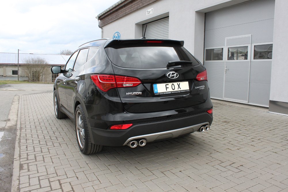 Fox Duplex Endrohrsystem für Hyundai Santa Fé 4x4 - DM 2.2l D 145kW