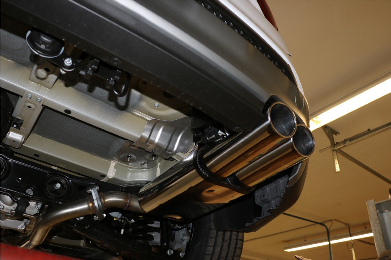 Fox Auspuff Sportauspuff Endschalldämpfer für Hyundai Santa Fe 4x4 TM 2,2l D 147