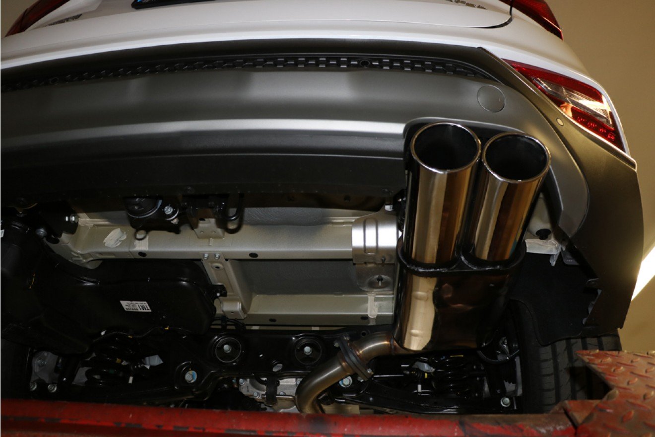 Fox Auspuff Sportauspuff Endschalldämpfer für Hyundai Santa Fe 4x4 TM 2,2l D 147