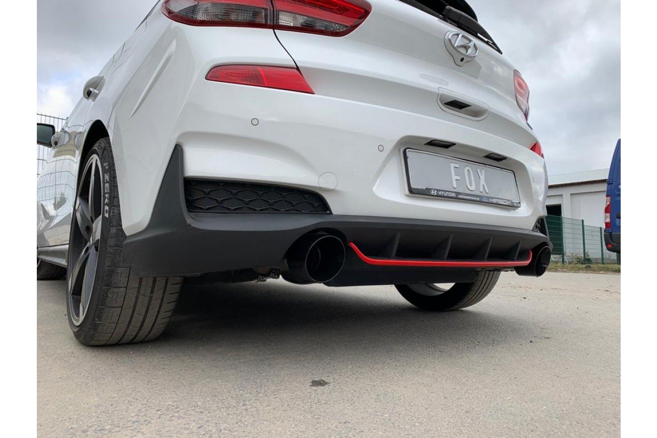 Fox Duplex Endrohrpaar für Hyundai i30N Performance + Fastback 2,0l 202kW