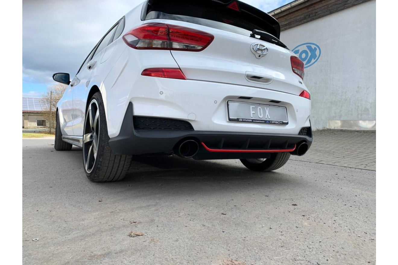 Fox Duplex Endrohrpaar für Hyundai i30N Performance + Fastback 2,0l 202kW
