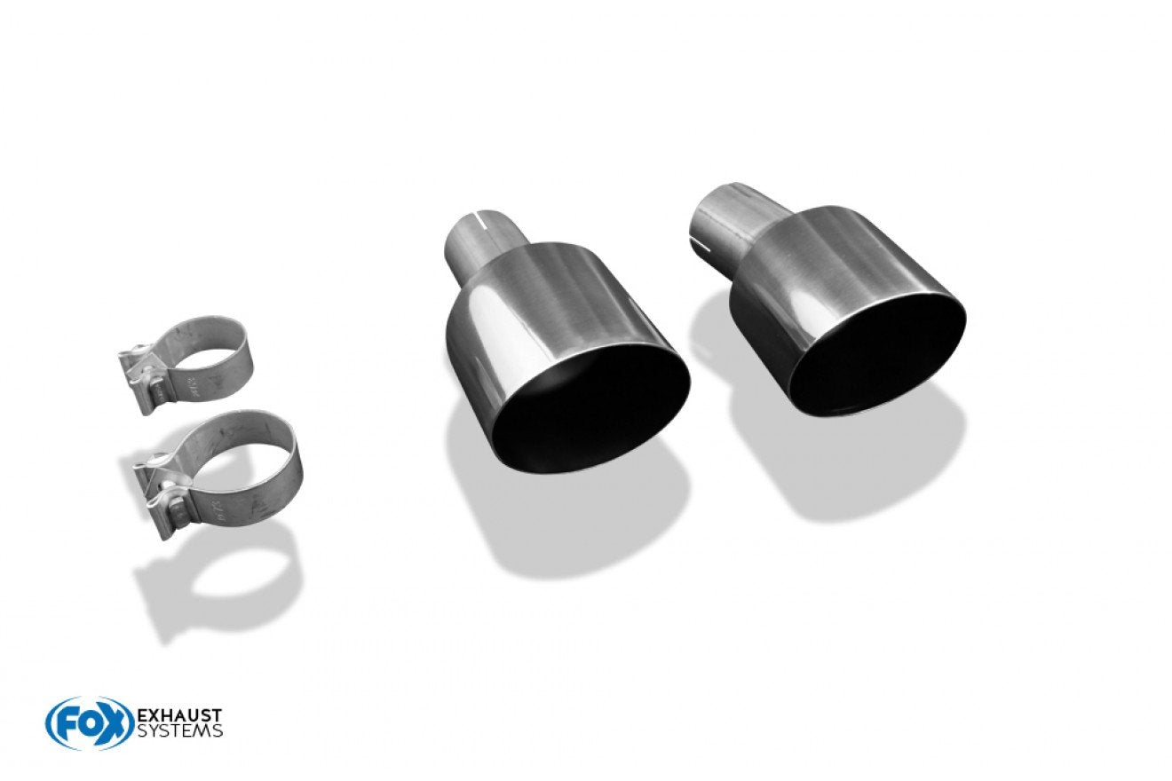 Fox Duplex Endrohrpaar für Hyundai i30N Fastback Facelift auf Endschalldämpfer