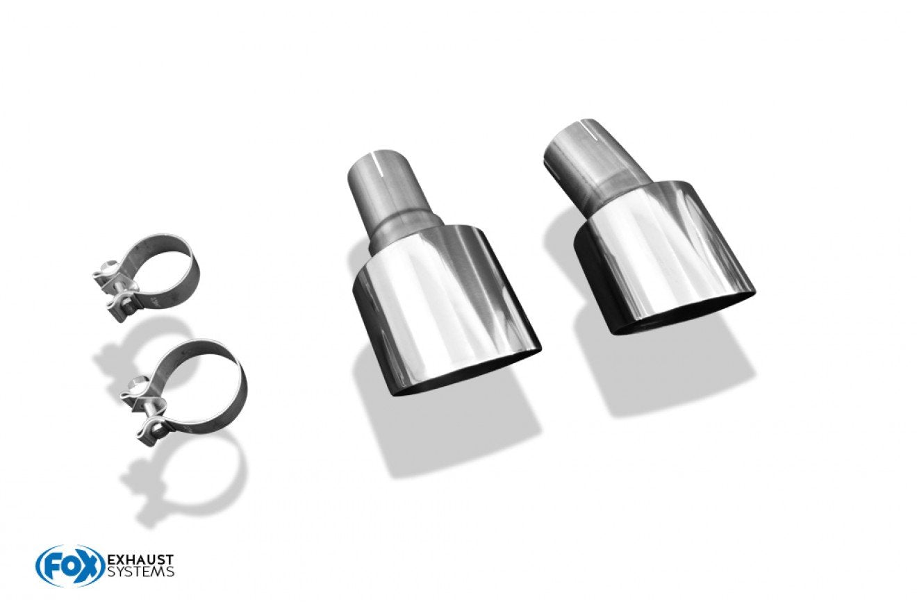 Fox Duplex Endrohrpaar für Hyundai i30N Fastback Facelift auf Endschalldämpfer