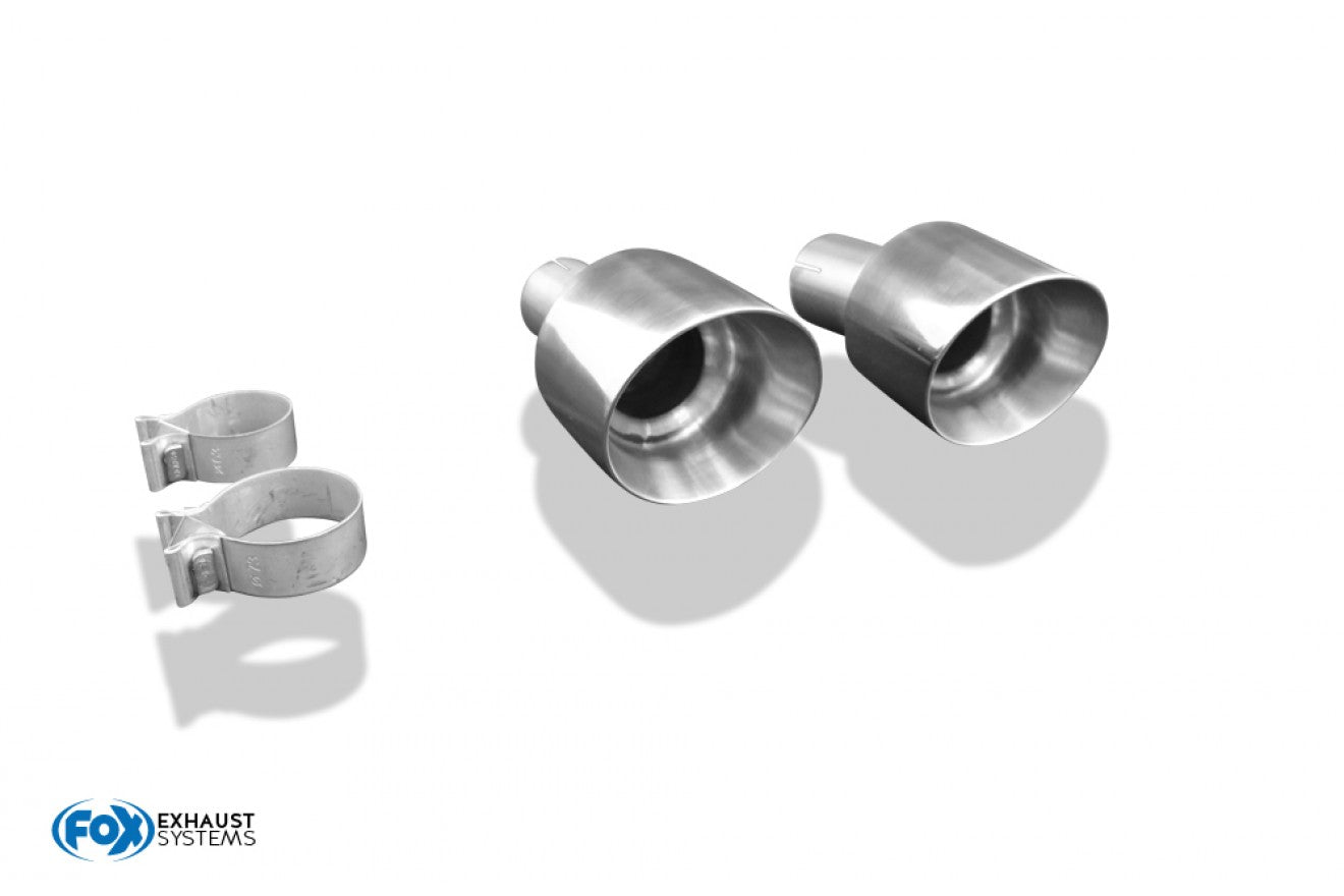 Fox Duplex Endrohrpaar für Hyundai i30N Fastback Facelift auf Endschalldämpfer