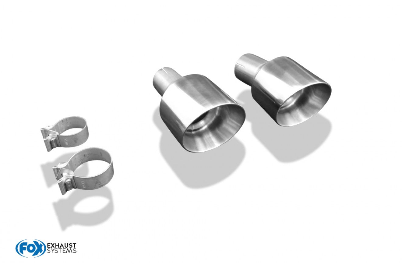 Fox Duplex Endrohrpaar für Hyundai i30N Fastback Facelift auf Endschalldämpfer