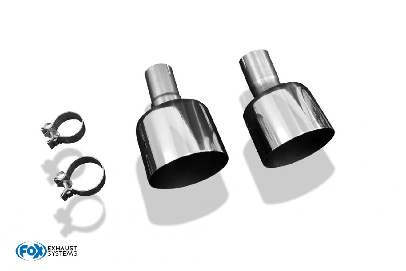 Fox Duplex Endrohrpaar für Hyundai i30N Fastback Facelift auf Endschalldämpfer