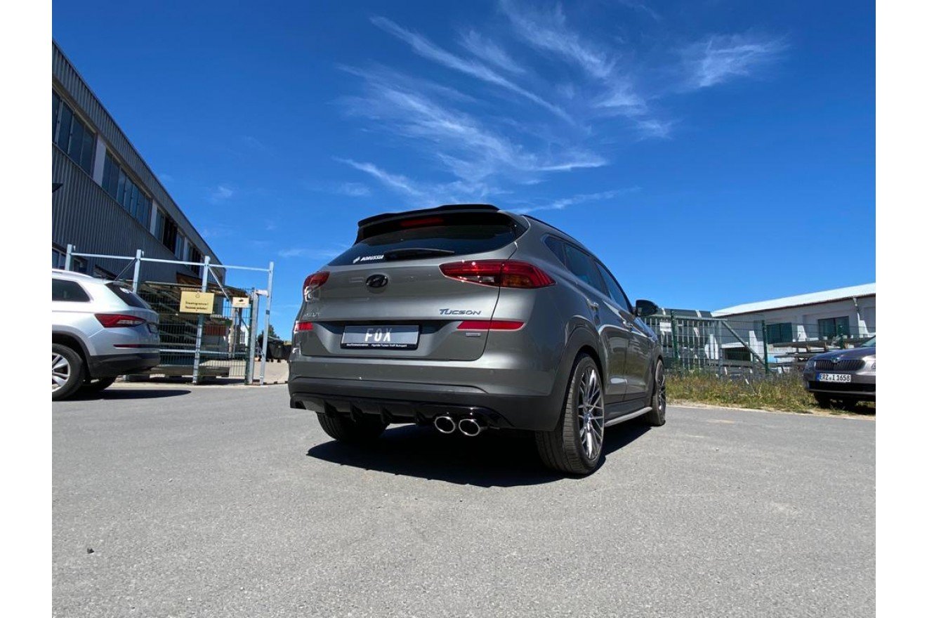 Fox Auspuff Sportauspuff Endschalldämpfer für Hyundai Tucson TLE Diesel 4x4