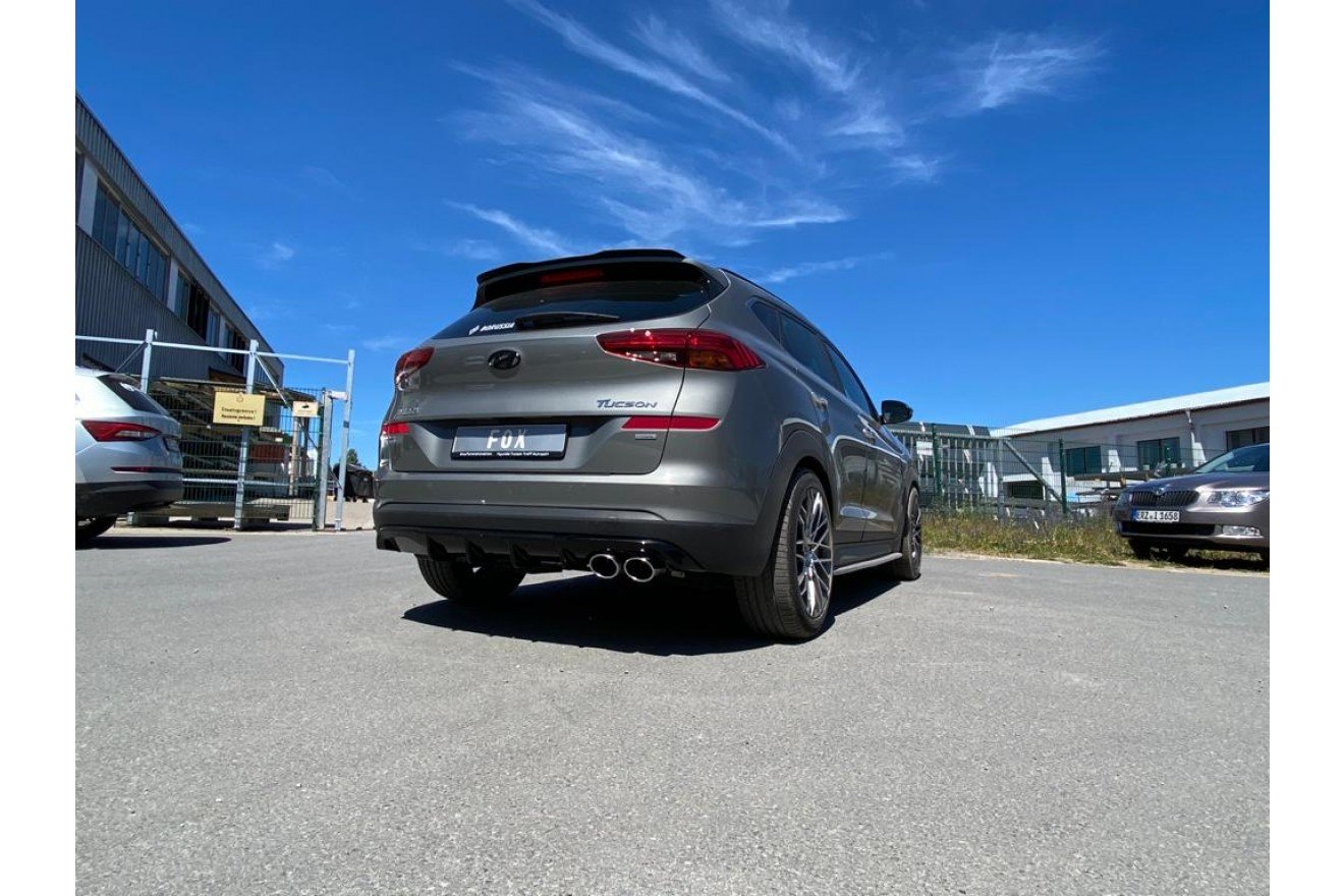 Fox Auspuff Sportauspuff Endschalldämpfer für Hyundai Tucson TLE Diesel 4x4