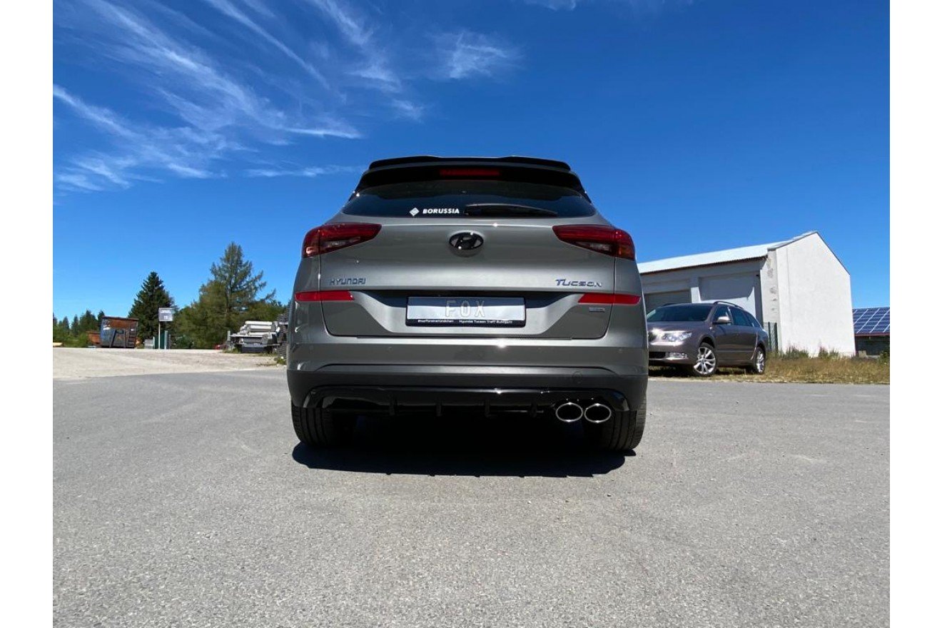Fox Auspuff Sportauspuff Endschalldämpfer für Hyundai Tucson TLE Diesel 4x4