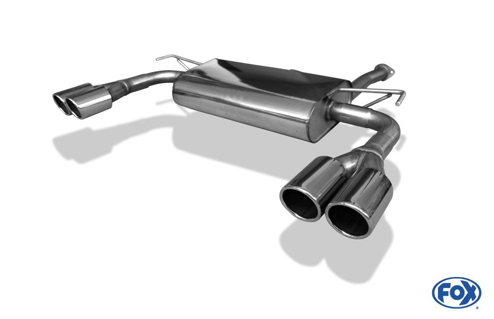 Fox Duplex Auspuff Sportauspuff Endschalldämpfer für Hyundai ix35 Bj. ab 2007