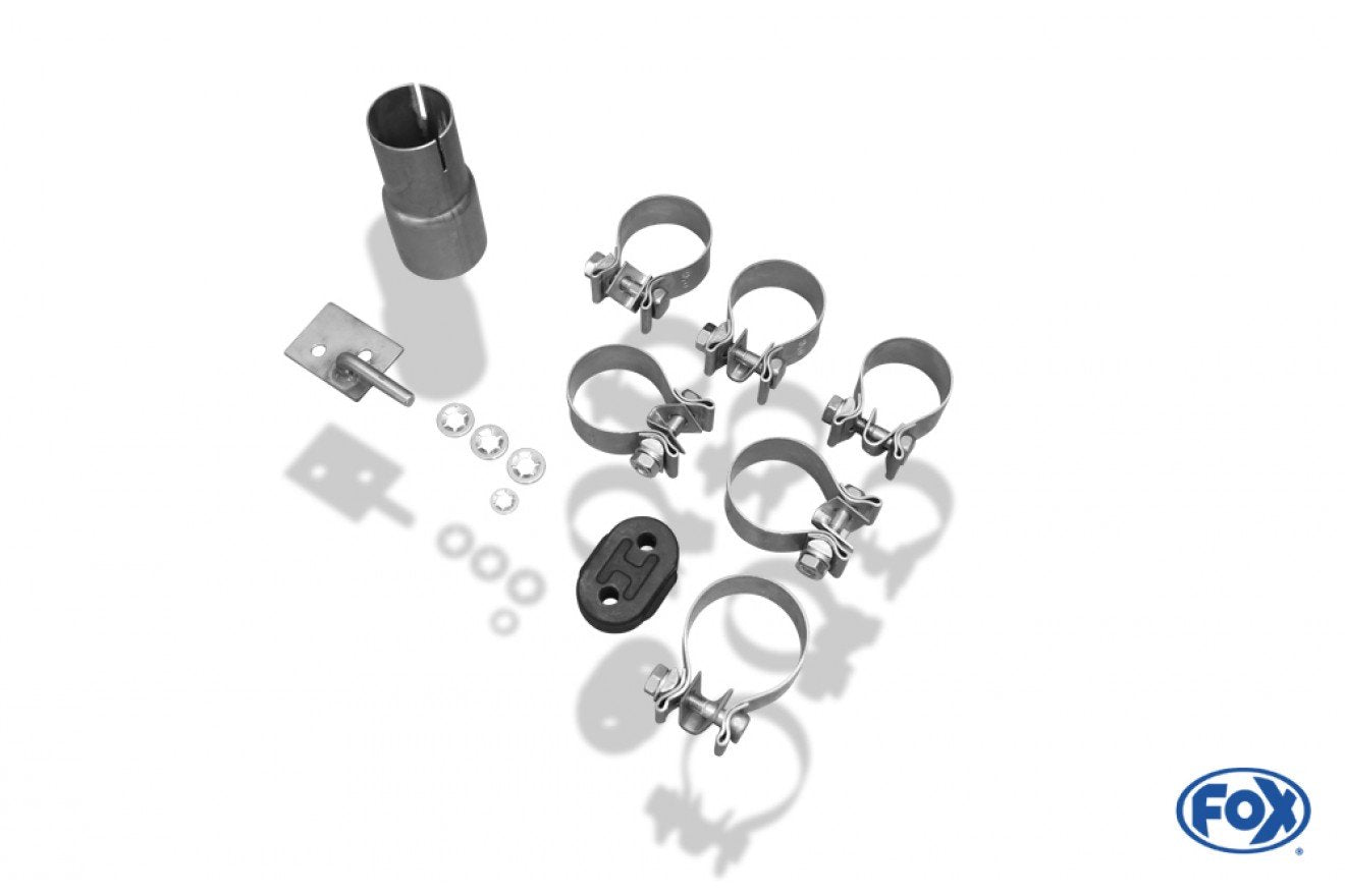 Fox Duplex Auspuff Sportauspuff Endschalldämpfer für Hyundai i40 CW Diesel 1.7l