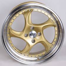 GTP 083 8,5x19 5x112 ET45 Gold Poliert GTP WHEELS 8,5x19 ET45 5x112 Alufelge Gold