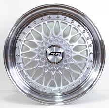 GTP 072 7,5x17 8x100/108 ET35 Silber Poliert (Flow-Forming) GTP WHEELS 7,5x17 ET35 8x100 Alufelge