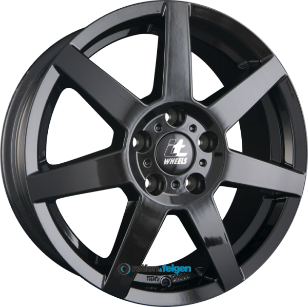 itWHEELS EMILY 6.5x16 ET45 5x114.3 NB74.1 Gloss Black