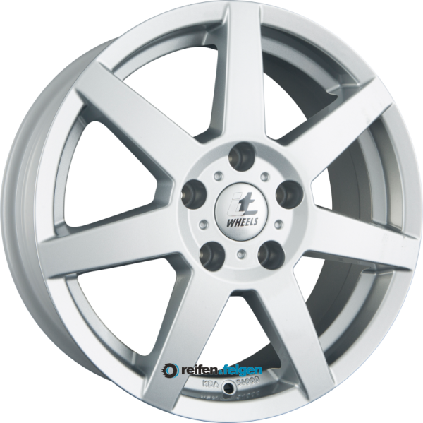 itWHEELS EMILY 7.5x18 ET28 5x112 NB66.6 Gloss Silver