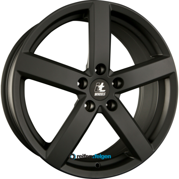 itWHEELS EROS ECE 7x17 ET40 5x114.3 NB66.1 Matt Schwarz