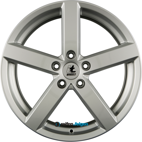 itWHEELS EROS ECE 7x17 ET53 5x114.3 NB67.1 Silber lackiert