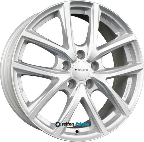 itWHEELS MONACO CL2 7x17 ET40 5x114.3 NB66.1 Silber