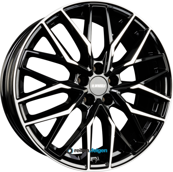 itWHEELS XANA 8x19 ET40 5x112 NB70.1 Gloss Black Polished werk91-4 8x19 ET40 5x112 Alufelge Gloss Black