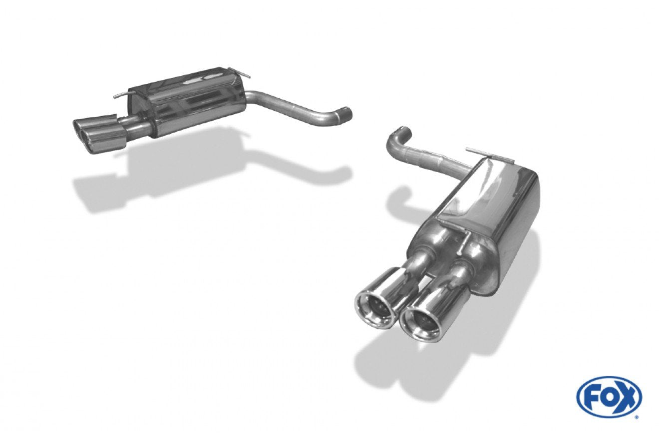 Fox Duplex Auspuff Sportauspuff Endschalldämpfer für Jaguar XF CC9 3.0l 4.2l