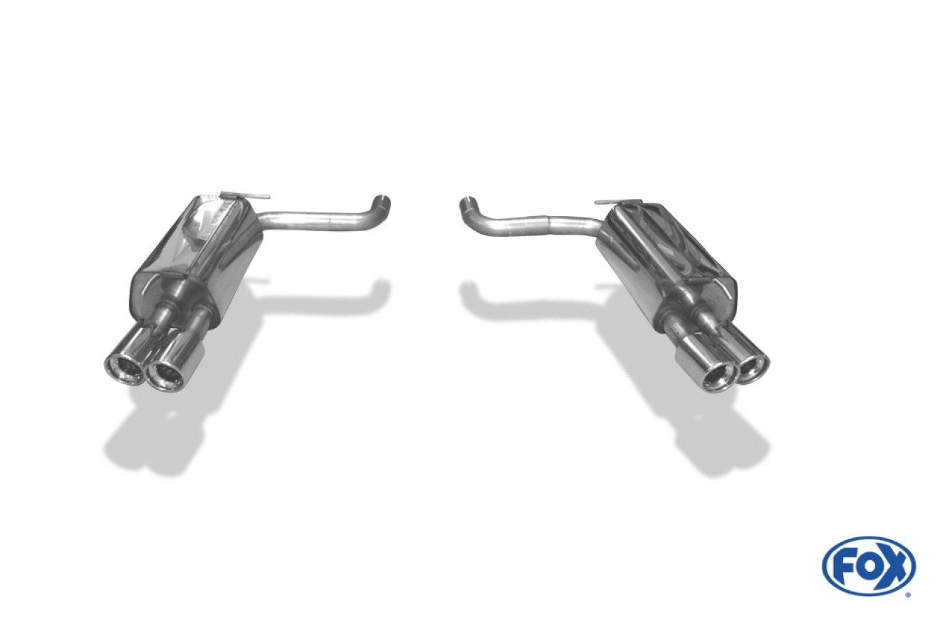 Fox Duplex Auspuff Sportauspuff Endschalldämpfer für Jaguar XF CC9 3.0l 4.2l