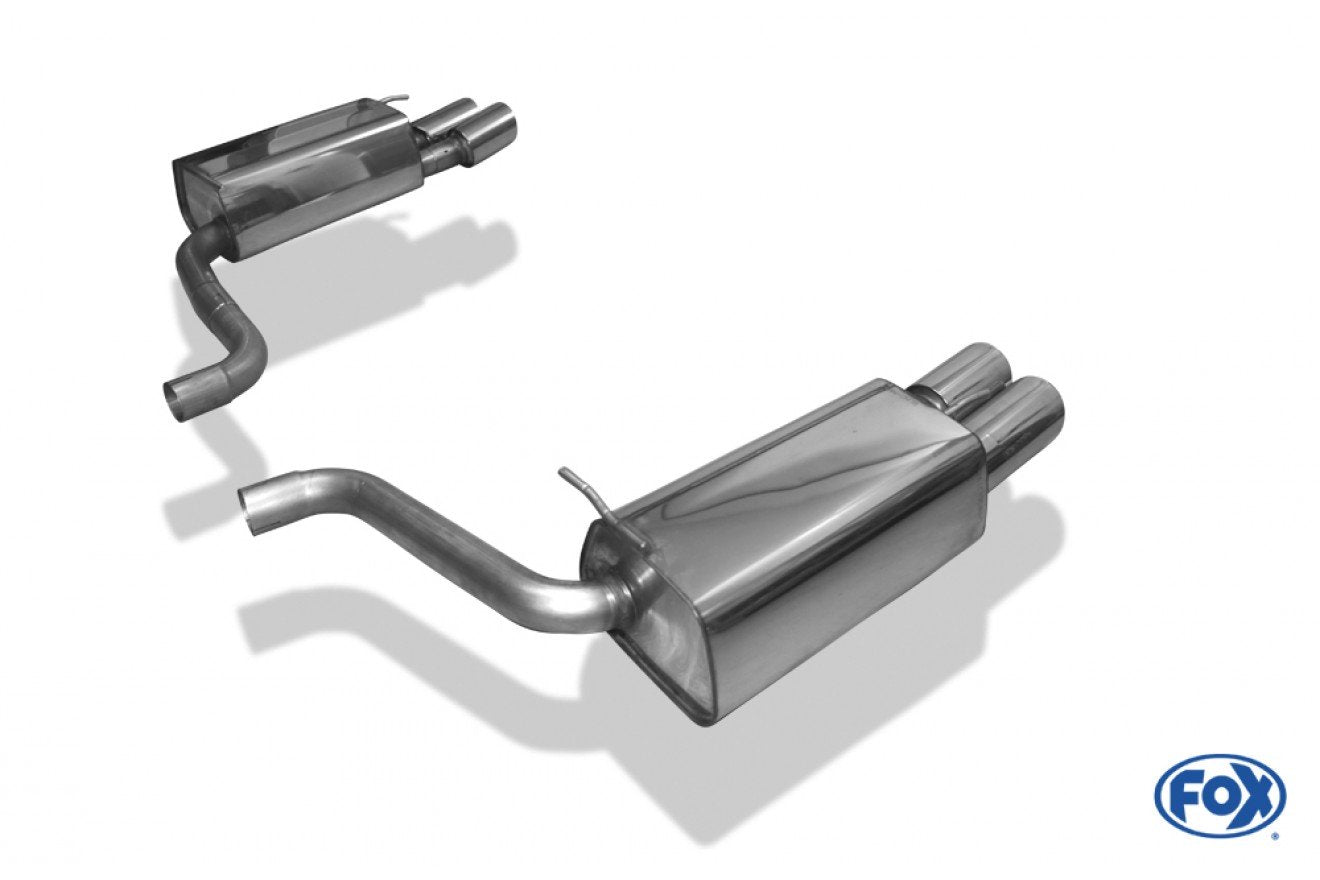 Fox Duplex Auspuff Sportauspuff Endschalldämpfer für Jaguar XF CC9 3.0l 4.2l