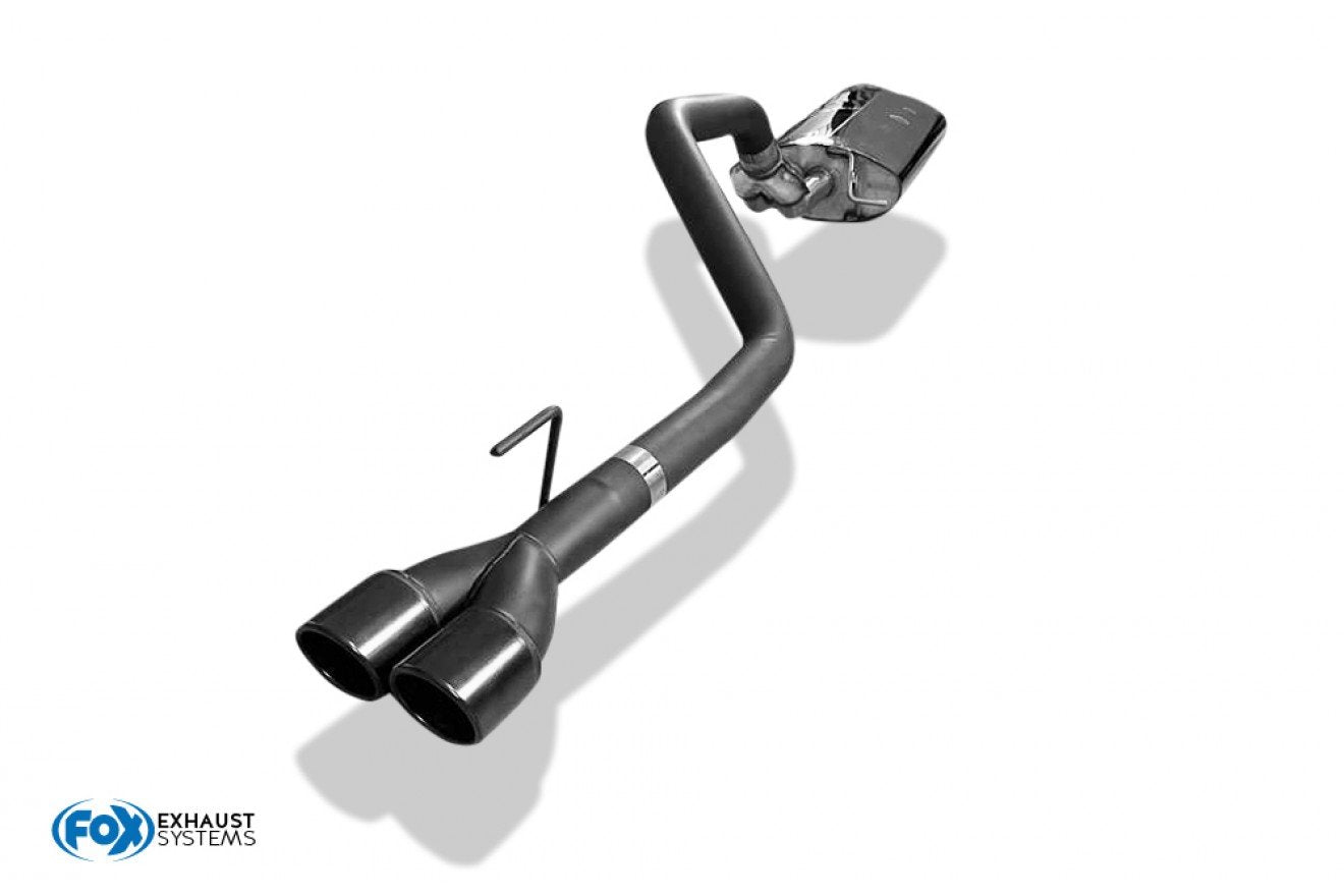 Fox Auspuff Sportauspuff Endschalldämpfer für Jeep Commander WH XK 4,7l 223kW