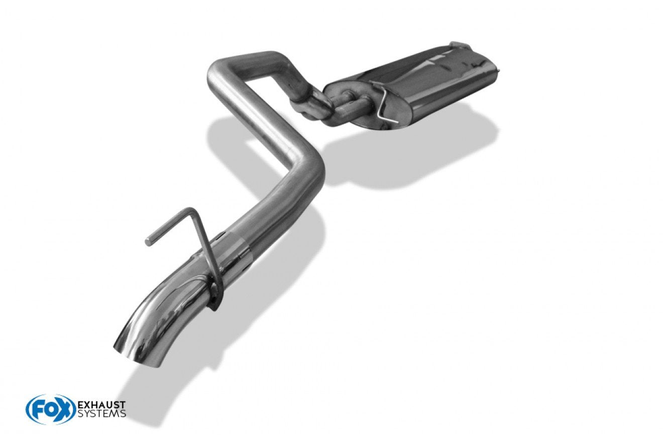Fox Auspuff Sportauspuff Endschalldämpfer für Jeep Commander WH XK 3,0 CRD 160kW