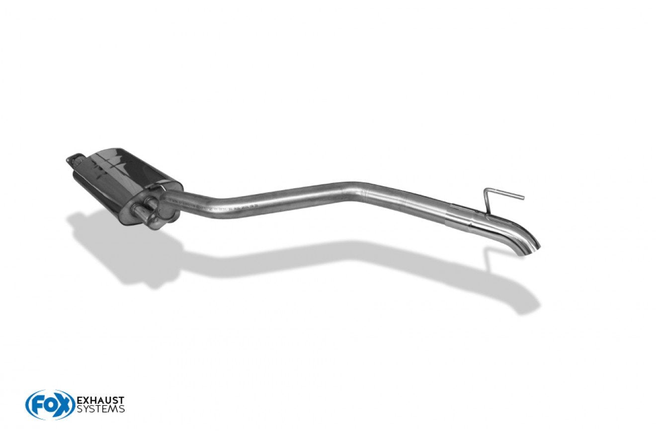 Fox Auspuff Sportauspuff Endschalldämpfer für Jeep Commander WH XK 3,0 CRD 160kW