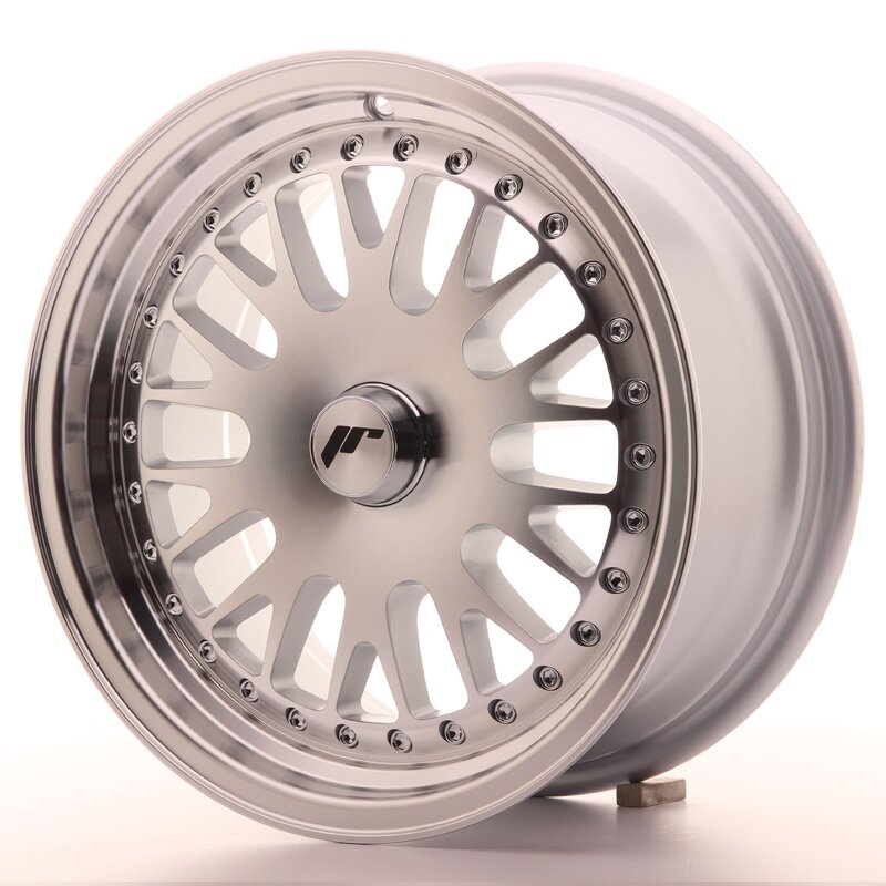 JR Wheels JR10 11x19 ET15-30 Blank Silver Machined Face